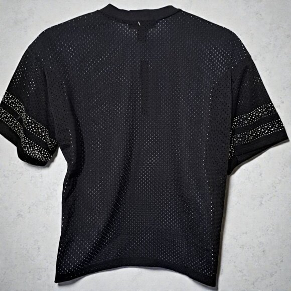 Like an Angel Size 2X, Short Sleeves Black 23 Rhinestone Jersey NWT - Picture 12 of 14
